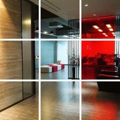 Ffilm EVA Ffasiwn Coch Iadlyd Gwydr