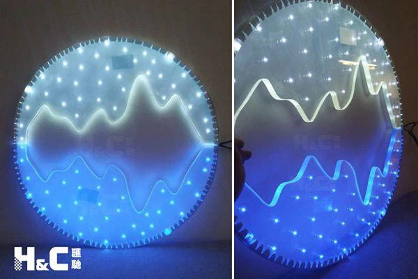 Ffilm Preifatrwydd Ffenestr Gwydr LED